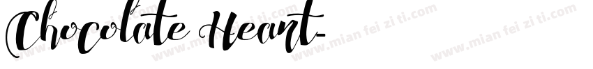 Chocolate Heart字体转换